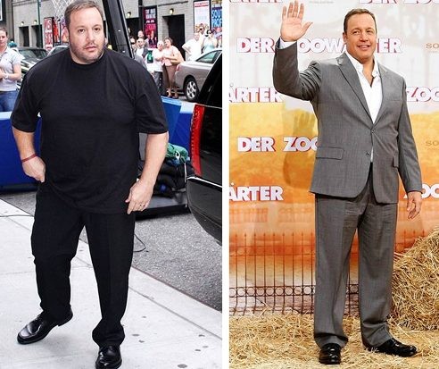Image of renowned comedian actor, Kevin James weight loss journey