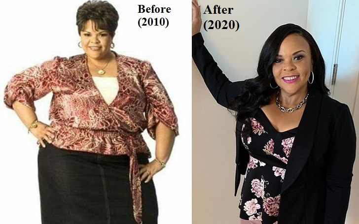 Image of talented singer, Tamela Mann Weight Loss.