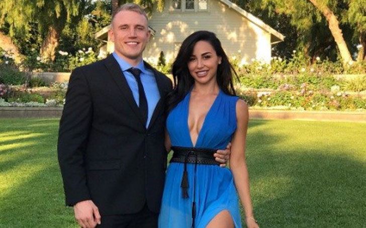 Image of famous fitness model and trainer, Ana Cheri and husband. 