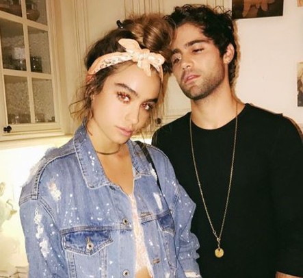 Image of an American Instagram model and influencer, Sommers Ray and Max Ehrich