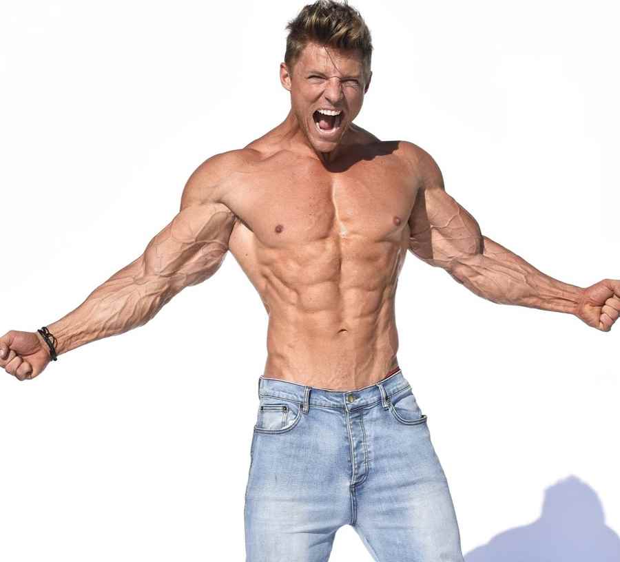 A pro-American bodybuilder, Steve Cook