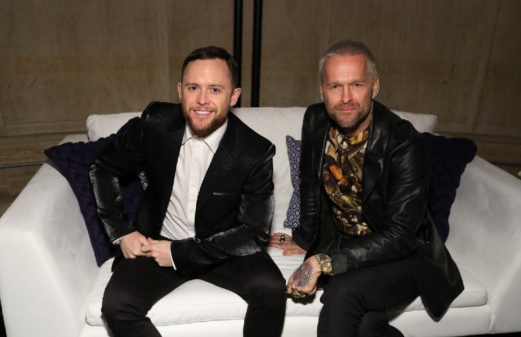 Bob Harper with his partner, Anton