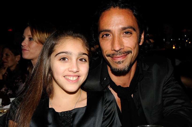 Carlos Leon with his daughter, Lourdes Leon
